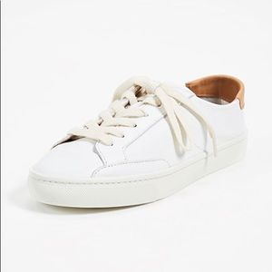 Soludos Ibiza Leather Sneakers 8 white